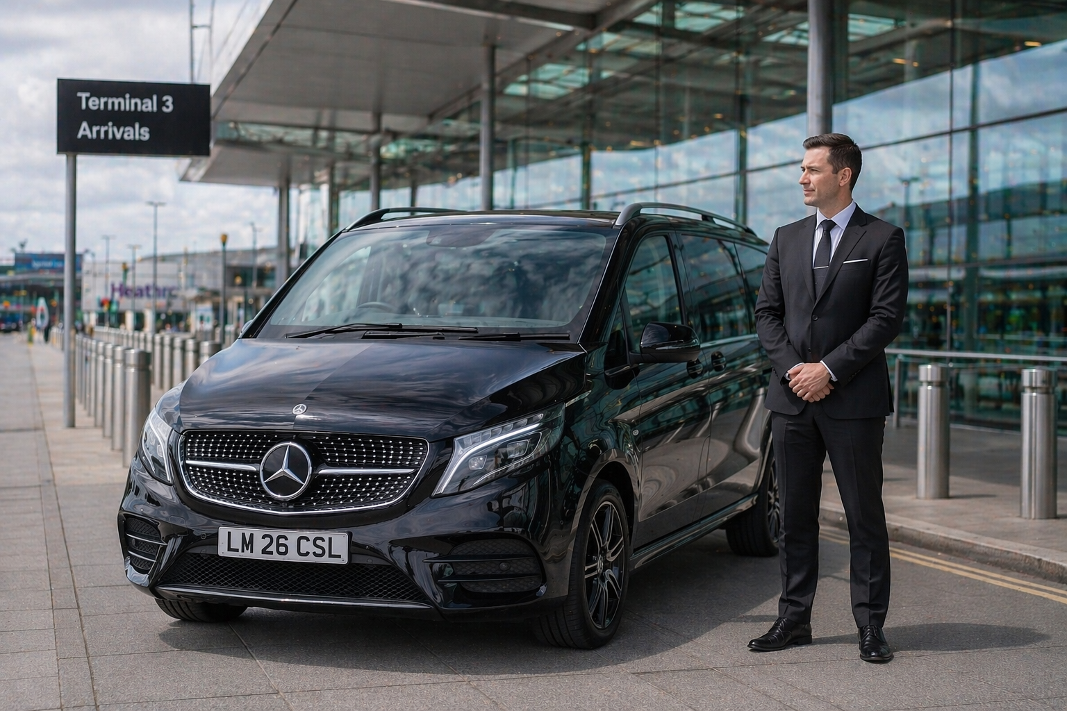 Private Car Service in Vans – Luxury V-Class Chauffeur London