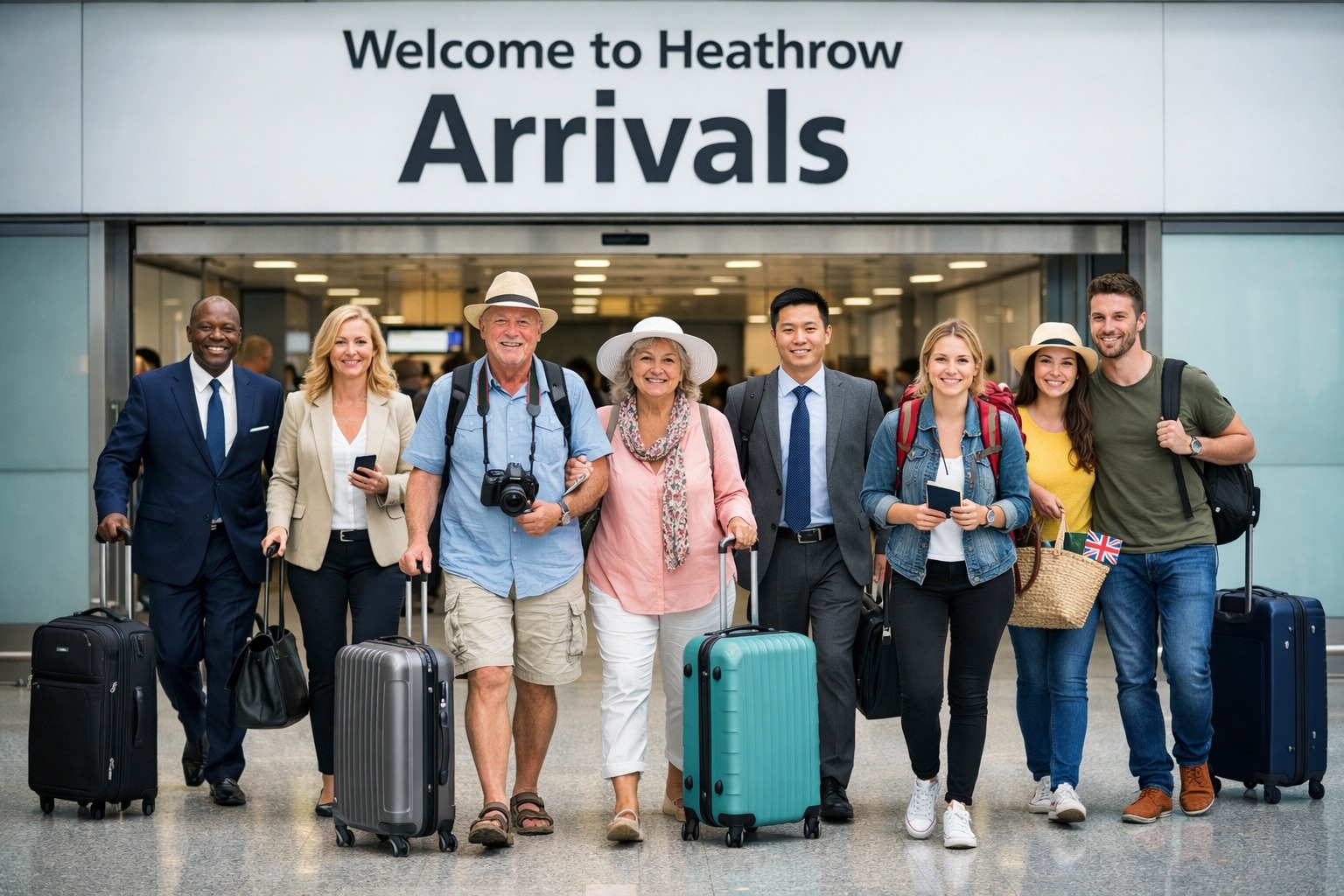 Executive Heathrow chauffeur service vehicle in London