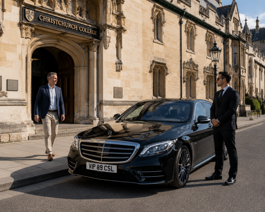 Luxury Heathrow airport transfer chauffeur with Mercedes V-Class and S-Class